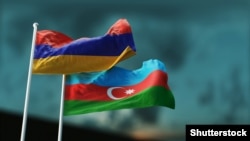 Հայաստանի և Ադրբեջանի դրոշները