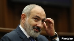 Armenia - Prime Minister Nikol Pashinian addresses the Armenian parliament, Yerevan, May 24, 2023.