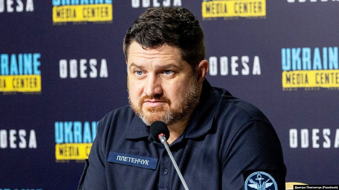 Речник Військово-морських сил України Дмитро Плетенчук