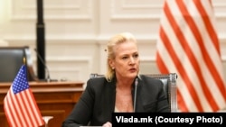 Американската амбасадорка на Соединетите Американски Држави (САД) во Скопје, Ангела Агелер