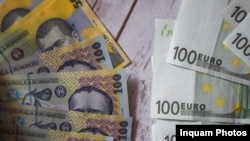 Cursul leu-euro a continuat să arate o depreciere a monedei românești.