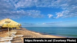 Украинский курорт Кирилловка на побережье Азовского моря в Запорожской области. Иллюстративное фото