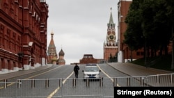 Красная площадь в Москве, 24 июня 2023 года
