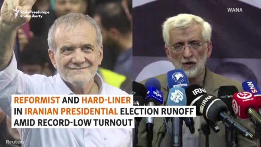 Reformist And Hard-Liner In Iranian Presidential Election Runoff Amid Record-Low Voter Turnout