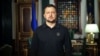Predsednik Ukrajine Volodimir Zelenski tokom obraćanja, oktobar 2023. 