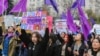 Протест в Бишкеке, приуроченный к Международному дню борьбы за права женщин, 8 марта 2024 г.
