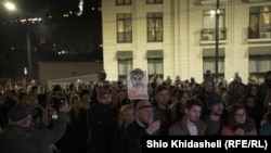აქცია მთავრობის კანცელარიასთან