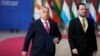 Orbán Viktor a brüsszeli EU-csúcson 2023. december 14-én