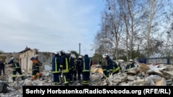 Наслідки ракетного удару армії РФ по Харківській області. Гроза, Харківська область, 6 жовтня 2023 року, ілюстративне фото