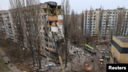 Пострадавший от удара 2 марта дом в Одессе 
