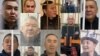 Кемпир-Абад боюнча абакта жаткан 11 кишинин сүрөтү. Коллаж. 