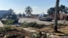 Fotografi e publikuar nga ushtria izraelite që tregon tanket duke hyrë në anën palestineze të pikës kufitare Rafah, midis Gazës dhe Egjiptit, më 7 maj 2024.