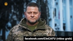Головнокомандувач Збройних сил України Валерій Залужний під час відеозвернення з нагоди Дня ЗСУ. Грудень, 2023 року 