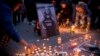 В Софии в память о журналистке Виктории Мариновой зажигали свечи. 8 октября 2018 года