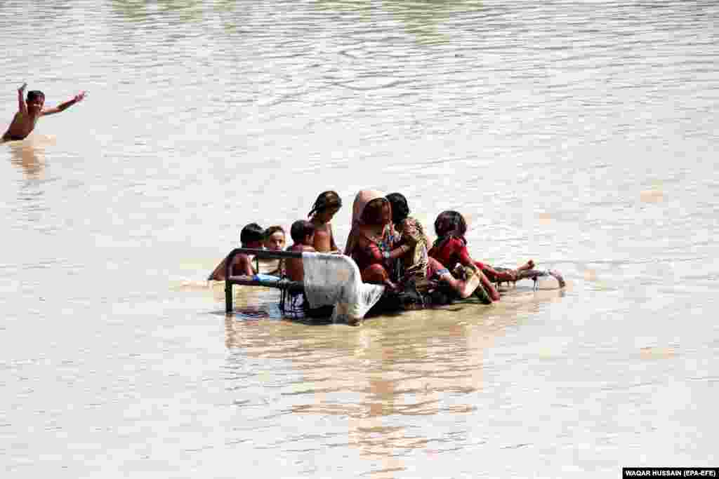 "When we send in water pumps, they say 'Where do we pump the water?' It's all one big ocean, there's no dry land to pump the water out." Rehman added.