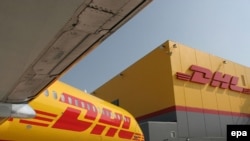 Главный воздушный и наземный узел DHL в Уилмингтоне, штат Огайо.