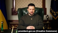 Presidenti ukrainas, Volodymyr Zelensky. Kiev, dhjetor 2022.