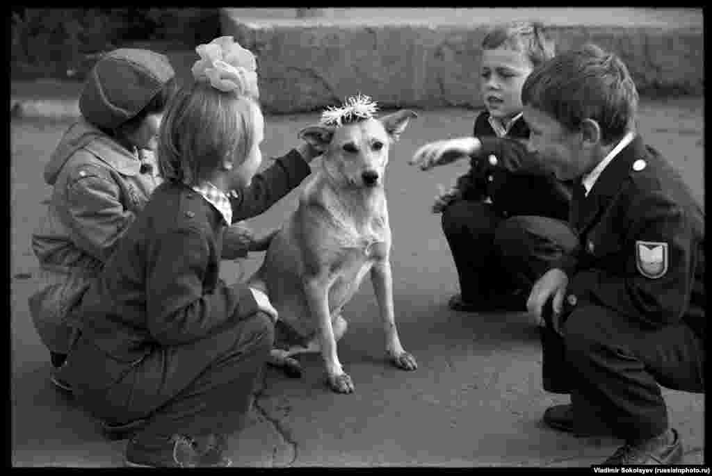 Prvi dan škole u Novokuznjecku, 1983.