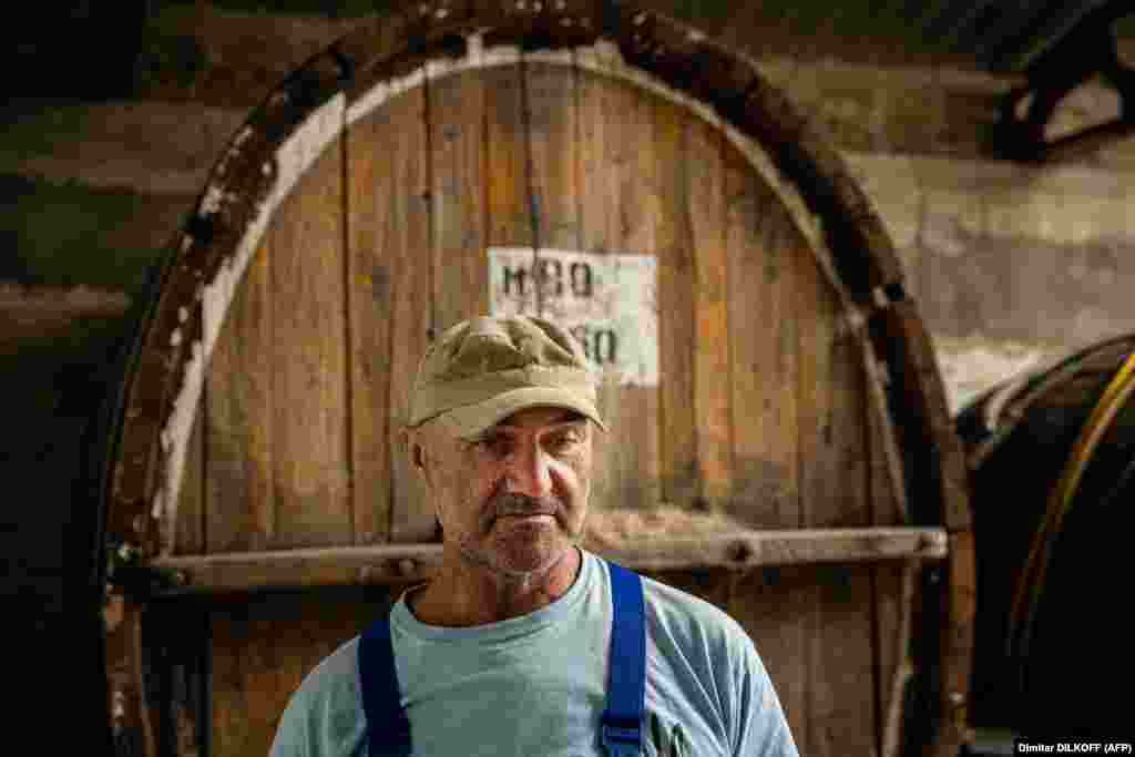 Originally from Moldova, Magalias says he's never thought of leaving. "I put all my savings into this vineyard. Now, I no longer have any money, but I do have all this," he said, gesturing toward his land, which produces 15,000 bottles of red and white wine a year.