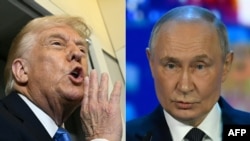 Акси Доналд Трамп ва Владимир Путин