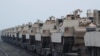 Tenkovi Abrams M1 u vojnoj bazi u Rumuniji, 2017. godine