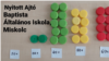 A miskolci Nyitott Ajtó Baptista Általános Iskola pedagógusainak életkora színes korongokkal ábrázolva egy 2022-es képen