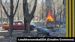 Наслідки атаки РФ по Херсону, 14 березня 2025 року