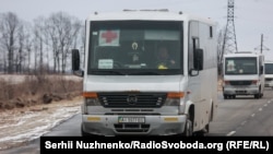 Евакуаційний автобус на Київщині, 13 березня 2022 року
