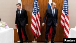 Американскиот државен секретар Ентони Блинкен и рускиот министер за надворешни работи Сергеј Лавров во Женева