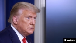 Donald Trump, távozó amerikai elnök