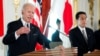 Американскиот претседател Џо Бајден и јапонскиот премиер Фумио Кишида по нивната билатерална средба во Токио, Јапонија, 23 мај 2022 година.