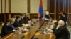 Armenia - President Serzh Sarkissian meets members of a presidential commission on constitutional reform, Yerevan, 13 March 2015.