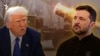 Президент США Дональд Трамп (слева) и президент Украины Владимир Зеленский (справа) провели телефонный разговор 19 марта, на следующий день после разговора Трампа с российским лидером Владимиром Путиным