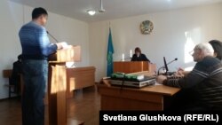 Судебное заседание по делу Айдына Егеубаева. Астана, 21 ноября 2017 года.