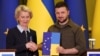 Урсула фон дер Лайен посети Киев на 8 април 2022 г. 