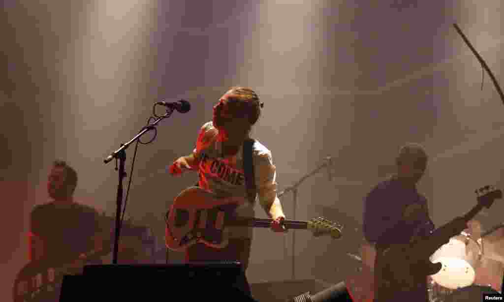 Thom Yorke iz benda "Atoms for Peace", EXIT. Foto: REUTERS / Marko Đurica