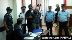 Armenia -- Hayk Sarkisian, a nephew of former President Serzh Sarkisian, in court. 07Sept., 2018