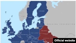 Мапа праграмы "Усходняе партнэрства"