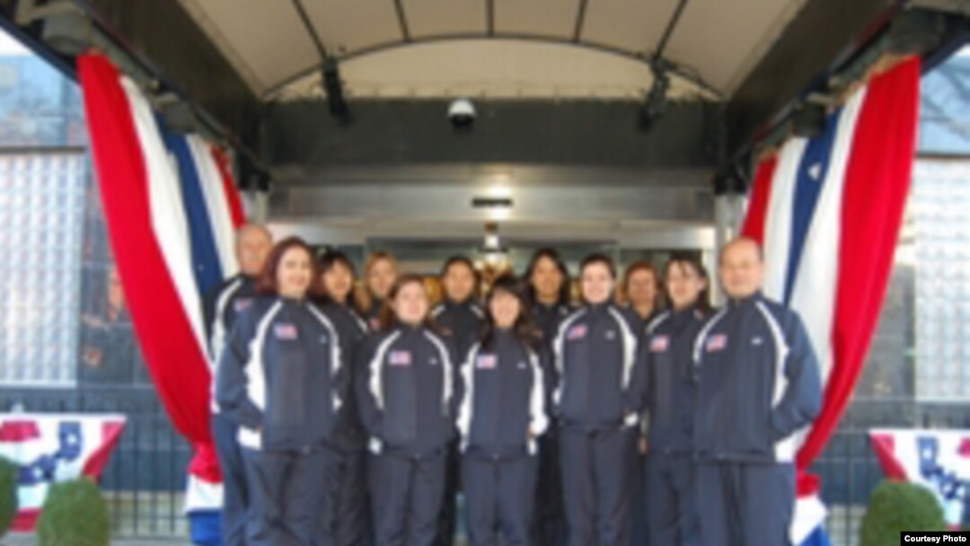 U.S. women's badminton team 