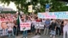 Акция протеста в Хабаровске