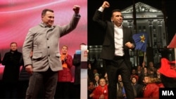 Илустрација-претседателите на ВМРО-ДПМНЕ и на СДСМ, Никола Груевски и Зоран Заев