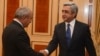 Armenia - President Serzh Sarkisian meets with Prosecutor General Aghvan Hovsepian, Yerevan,12Sep2013 