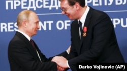 Vladimir Putin və Aleksandar Vuçiç