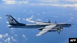 Российский стратегический бомбардировщик Ту-95