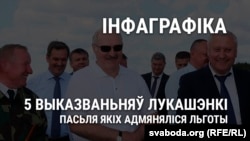 5 выказваньняў Аляксандра Лукашэнкі, пасьля якіх адмяняліся льготы
