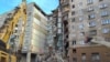 Дом пасьля выбуху ў Магнітагорску
