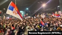 Protest na poziv studenata u blokadi u Beogradu, 15. mart 2025. 