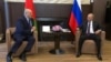 Аляксандар Лукашэнка і Ўладзімір Пуцін, Сочы, 14 верасьня 2020 г.