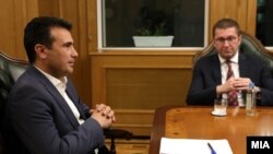 Зоран Заев и Христијан Мицкоски