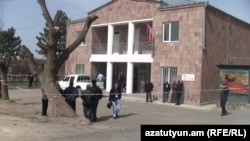 Armenia -- The building of local administration in Proshian village. 02Apr2013